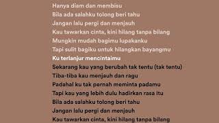 Hilang Tanpa Bilang - Meiska (Lyrics | Lirik | Karaoke)