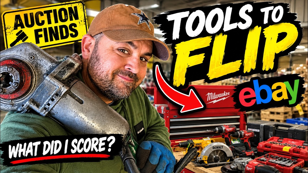 Buying Tools at Auction to Flip on Ebay - YouTube