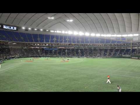 2017.4.20 北海道日本ハムファイターズスタメン1-9応援歌@東京ドーム
