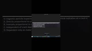 Magnetic Particle Inspection (MPI) MCQ: Crack Depth & Indication Density Explained | By Jamal sir