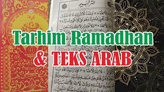 Tarhim Ramadhan dan Teks Arab