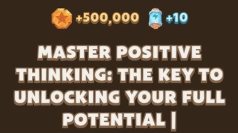 Master Positive Thinking: The Key to Unlocking  Full Potential | MemeGirls | Memefi New Video Code