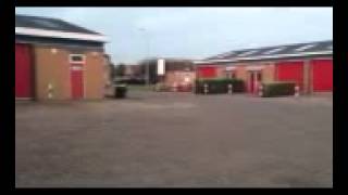 Ethan Harvey on his comet go kart
