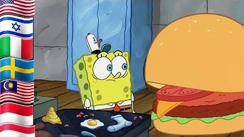 SpongeBob - Could You Run That By Me Again - In 24 Different Languages