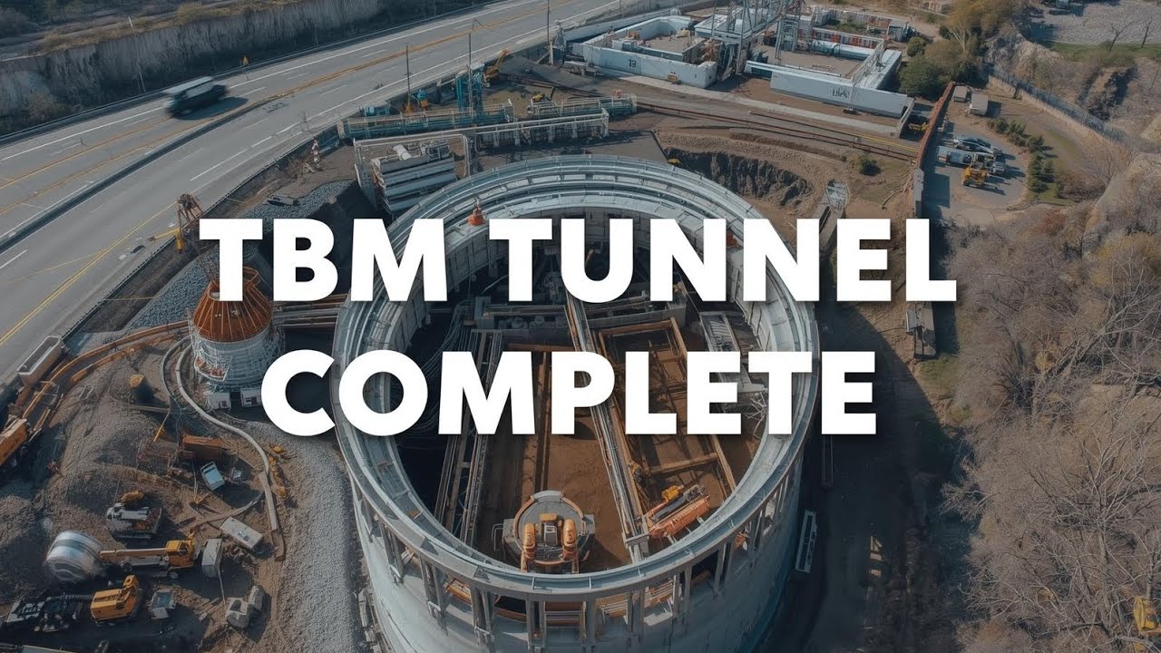 TBM Machine Successfully Completed Tunnel 😱😳😲😯 | Safe Work & Railway Track Construction 