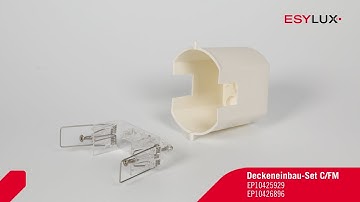 Assembly & Installation: Ceiling-mounted-set-C/FM