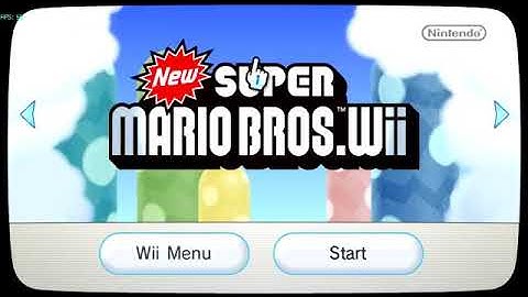 New Super Mario Bros. Wii - Wii Menu Music