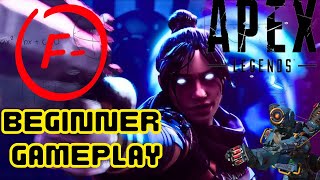 APEX BEGINNER GAMEPLAY SOLO Q'd RANKED