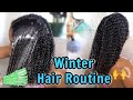 My Natural Hair Routine (not sponsored)|❄️Winter Wash day for Moisturized + Healthy Curly Hair