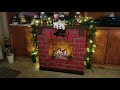 Foam Board Fireplace