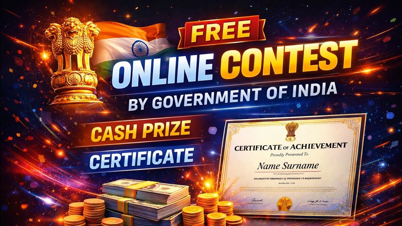 Free Online Competition 2025🤩 || Win Cash prize and certificates 💸