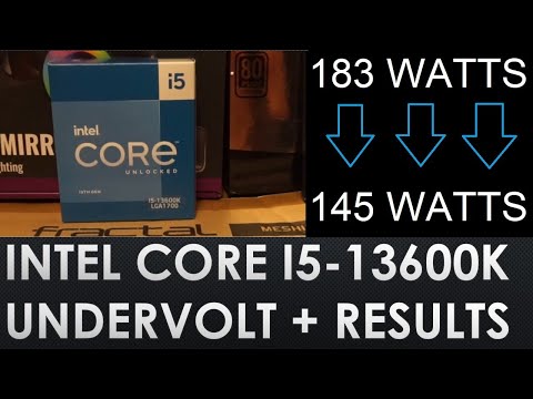 Core i5 13600K Undervolt: Power Results