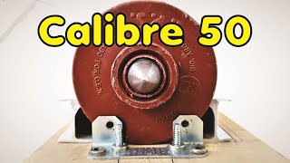 Cañon Gauss POTENTE llamado CoilGun Calibre 50 el mas potente de una sola bobina  Recalibrando