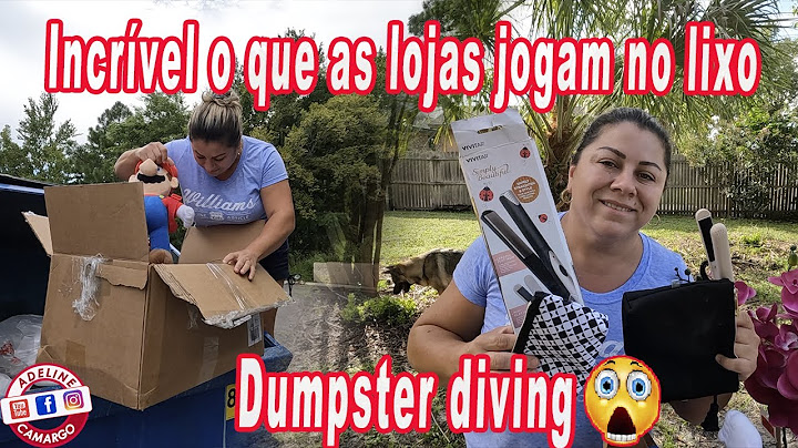 Dumpster diving incrível o que as lojas dos Estados Unidos jogam no lixo | Adeline Camargo