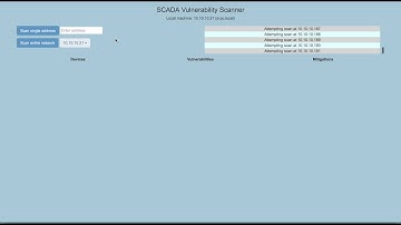 SCADA Vulnerability Scanner - entire network scan (Modbus)