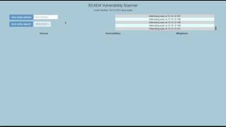 SCADA Vulnerability Scanner - entire network scan (Modbus)
