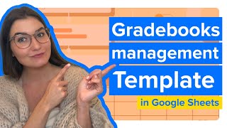 Gradebook template in Google Sheets (Automated Dashboard)