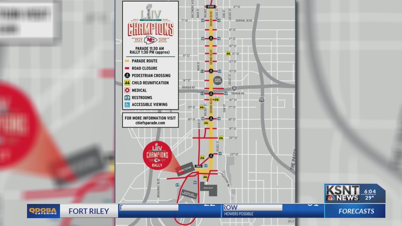 Chiefs parade details announced KC plans for over one million people