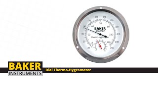 Baker B6020FC Dial Thermo-Hygrometer