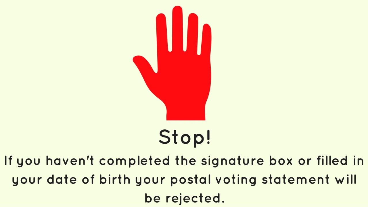 Postal voting guide - local government elections - YouTube
