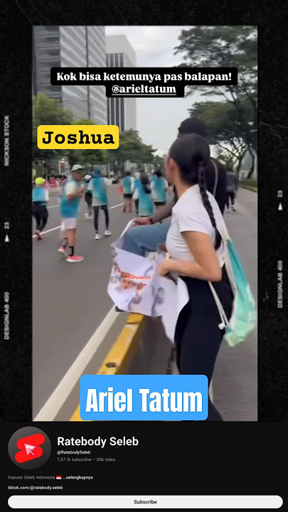 Ariel Tatum ketemu Joshua #ratebody #artis #run #shorts