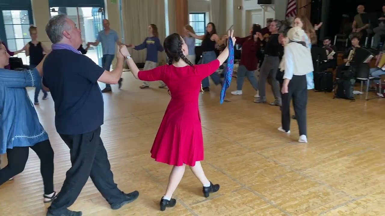 Yiddish dance and music workshop - zhok - YouTube