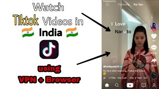 How To Search Tiktok Accounts in Browser |  How To Watch Tiktok Videos in India 🇮🇳. screenshot 4