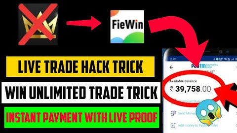 🔥 Royal win ka baap fiewin website trade hack trick || win unlimited trade with live proof 🤑