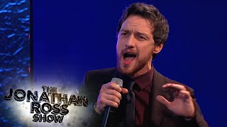 James McAvoy Performs Copacabana w\/ Barry Manilow | The Jonathan Ross Show