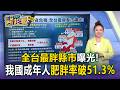 全台最胖縣市曝光！我國成年人過重肥胖率破51.3%！只需「1動作」讓AI成為專屬營養顧問【東森醫起看】