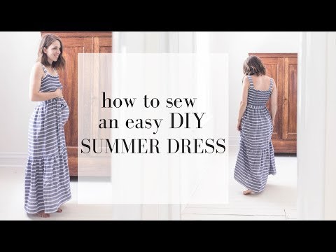 Video: How To Sew A Summer Dress For A Pregnant Woman