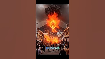 Gunung Merapi Meletus Dahsyat! 🌋🔥 (AI Visualization)