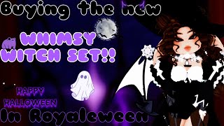 I bought the WHIMSY WITCH set in Royale High!