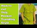 Cut This Senator Pocket Design Step by Step| Beginners Friendly