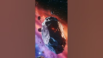 Asteroids Travelling In Deep Outer Space In Action #space #spaceart #spacemusic