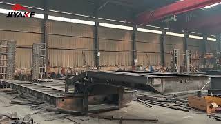 Inside Trailer Manufacturing Workshop Flow