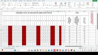 Ücretli Öğretmenlerin Ekim Ayı Maaş Hesaplaması Puantaj