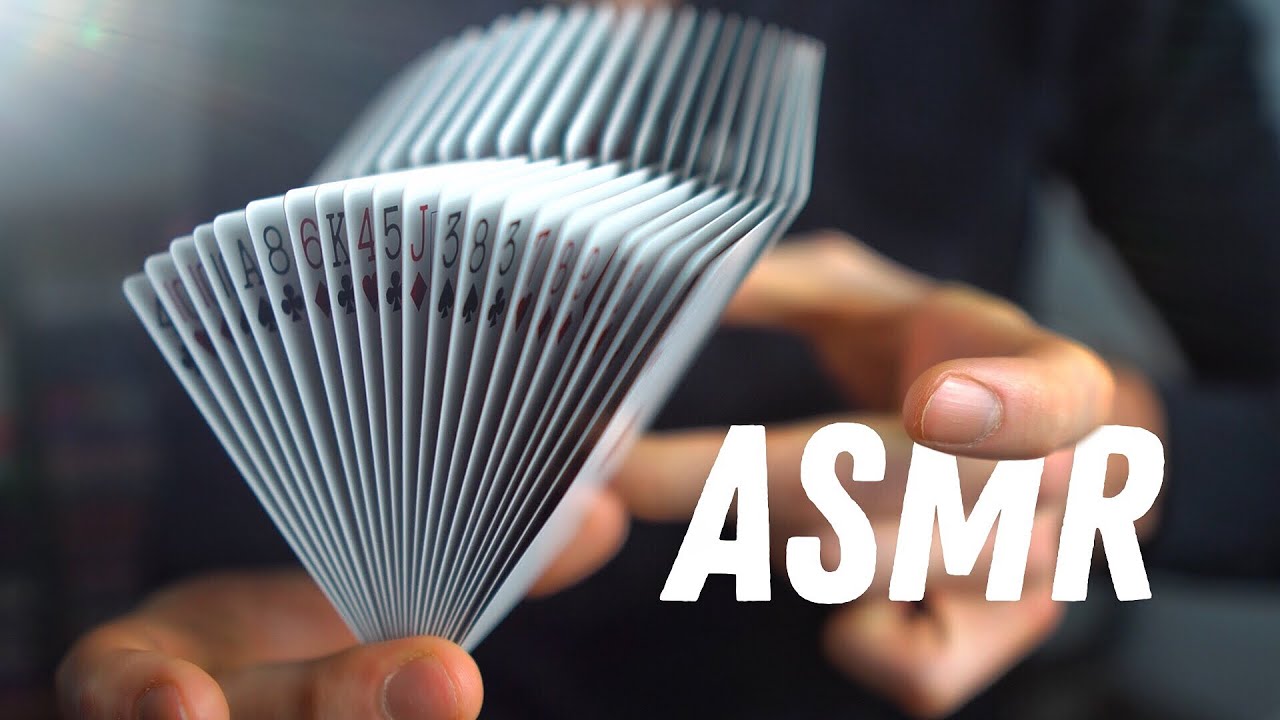 Cardistry ASMR The soothing sounds of complex cardshuffling YouTube