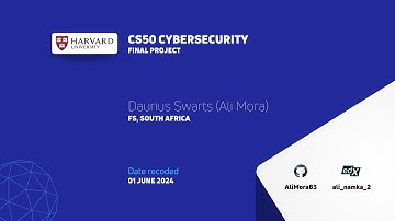 CS50 Cybersecurity 2 - Final Project 2024