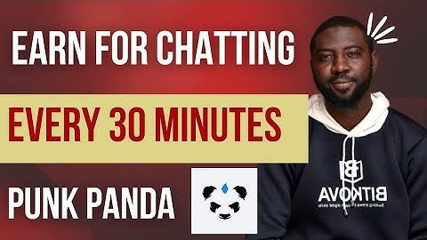 Earn Money (Crypto) For Chatting on Punk Panda Massager