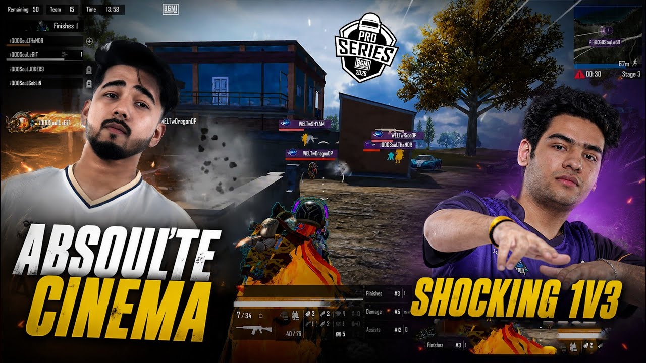 Soul Crazy 1v4 🚀  Last Match Was Pure Madness | BMPS Highlight
