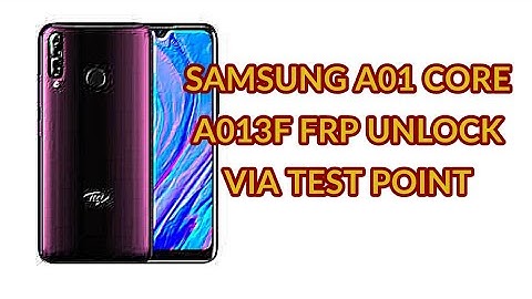 Samsung M01 Core M013F FRP Remove by Unlock tool
