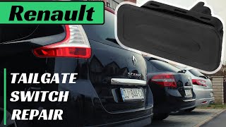 Tailgate switch button repair - Renault