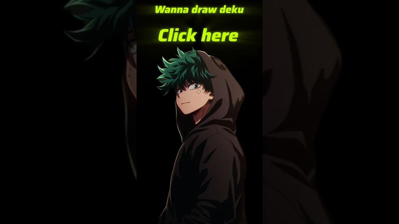 wanna draw deku✨ #shortsfeed #deku