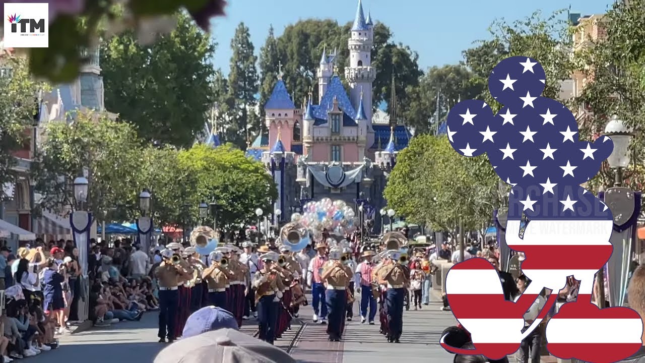Disney July 4th Town Square Celebration! • 1st Marine Division Ceremonial Band • 2023