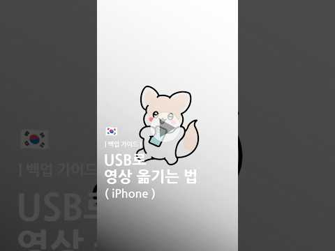 USB로 옮기기 · 아이폰