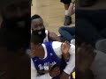 James Harden half court alley oop