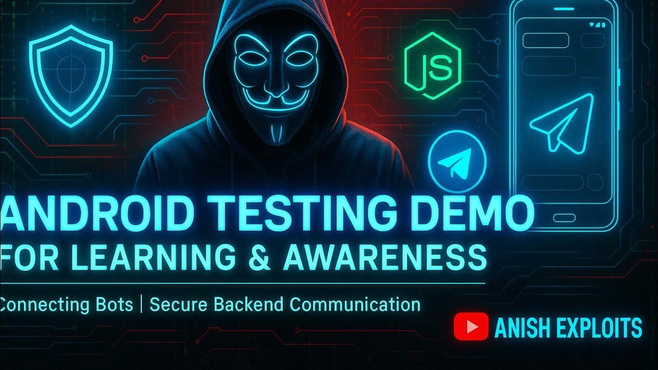Android Testing Demo | Telegram Bot + Node Backend | Secure ...