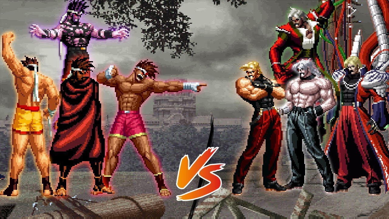 Joe Higashi Team vs Rugal Bernstein Team 