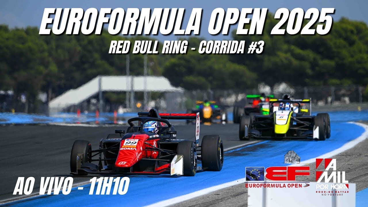 🟪 EUROFORMULA OPEN 2025 | RED BULL RING - 3ª CORRIDA | AO VIVO E COM IMAGENS